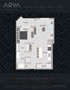 One Bedroom One Bath Warhol 4 Floor Plan One Bedroom One Bath Warhol 4 floor plan at Arya Peachtree, Atlanta, GA